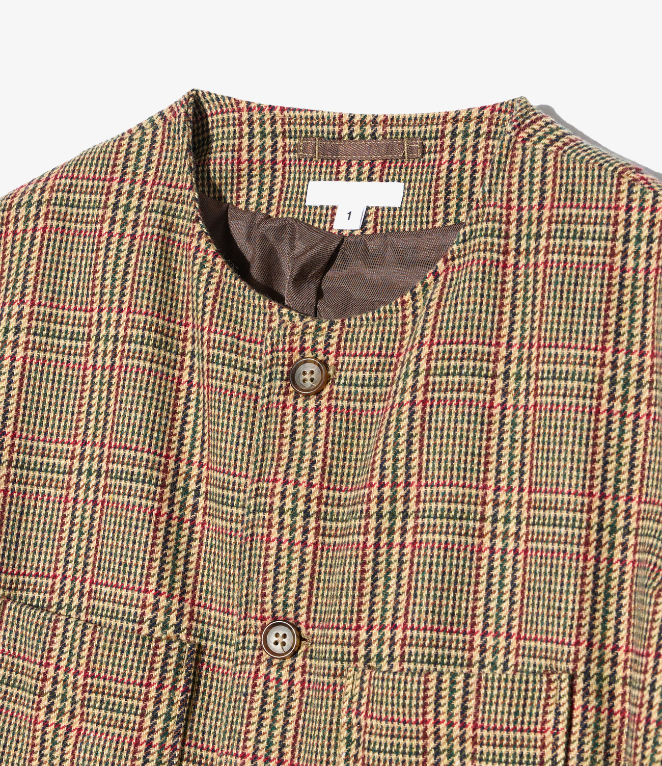 CN Jacket - Wool Poly Glen Plaid