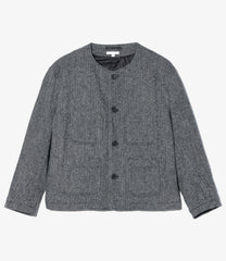 CN Jacket - Poly Wool Herringbone