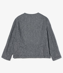 CN Jacket - Poly Wool Herringbone