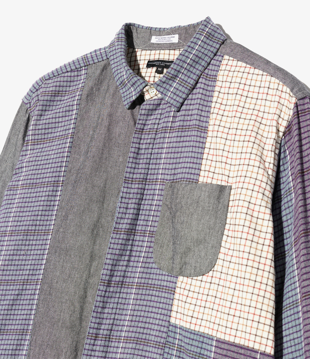 Combo Short Collar Shirt - Cotton Chambray