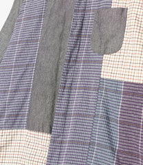 Combo Short Collar Shirt - Cotton Chambray