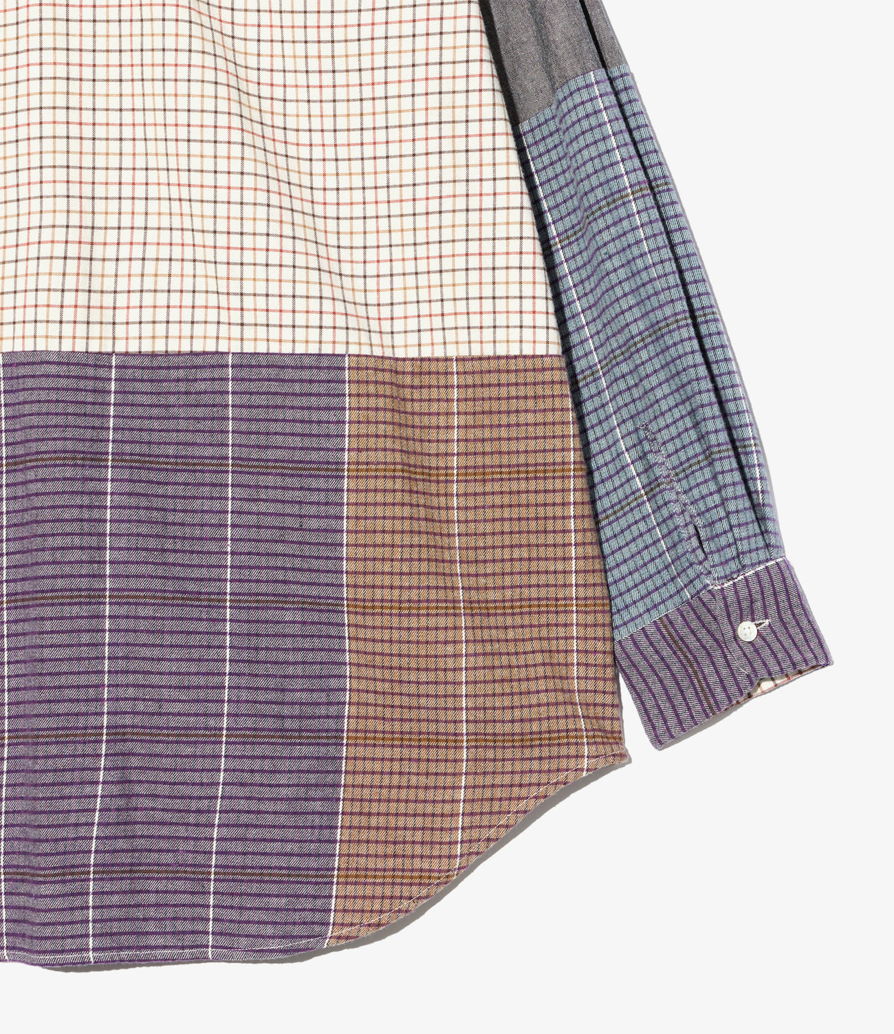Combo Short Collar Shirt - Cotton Chambray