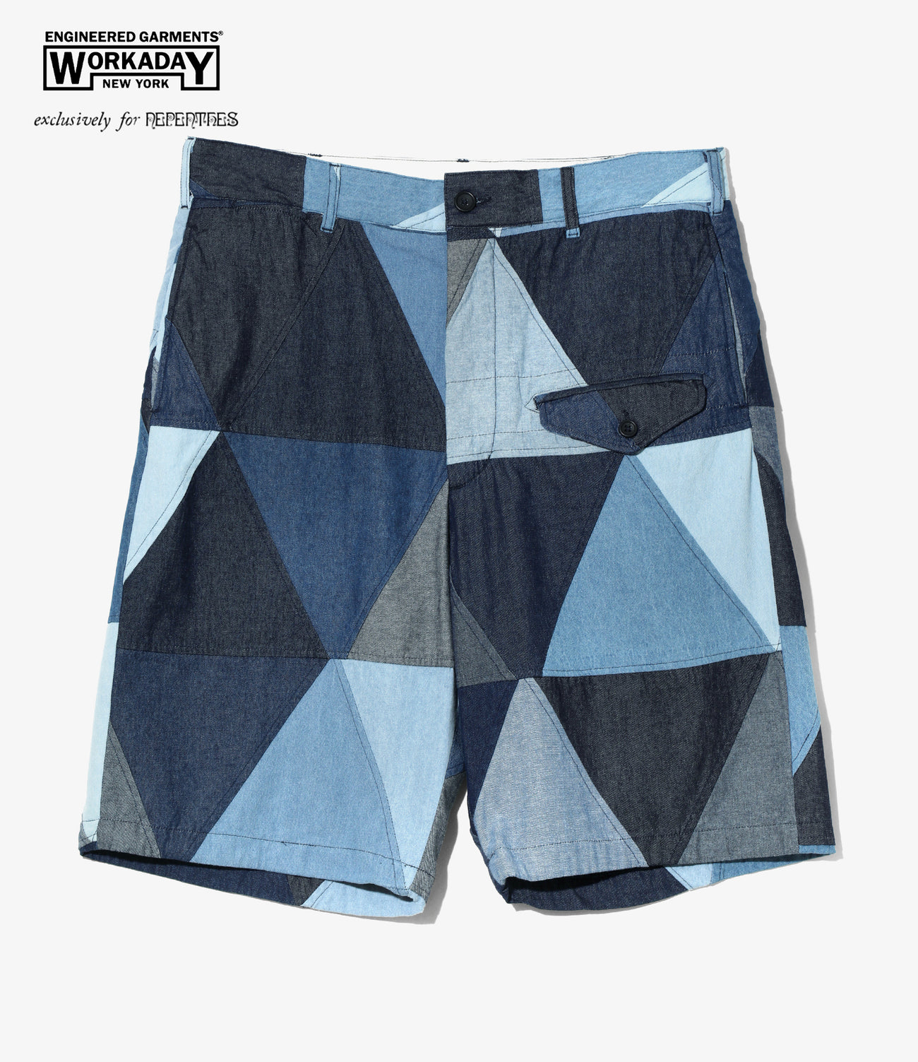Gurkha Short - Triangle Patchwork