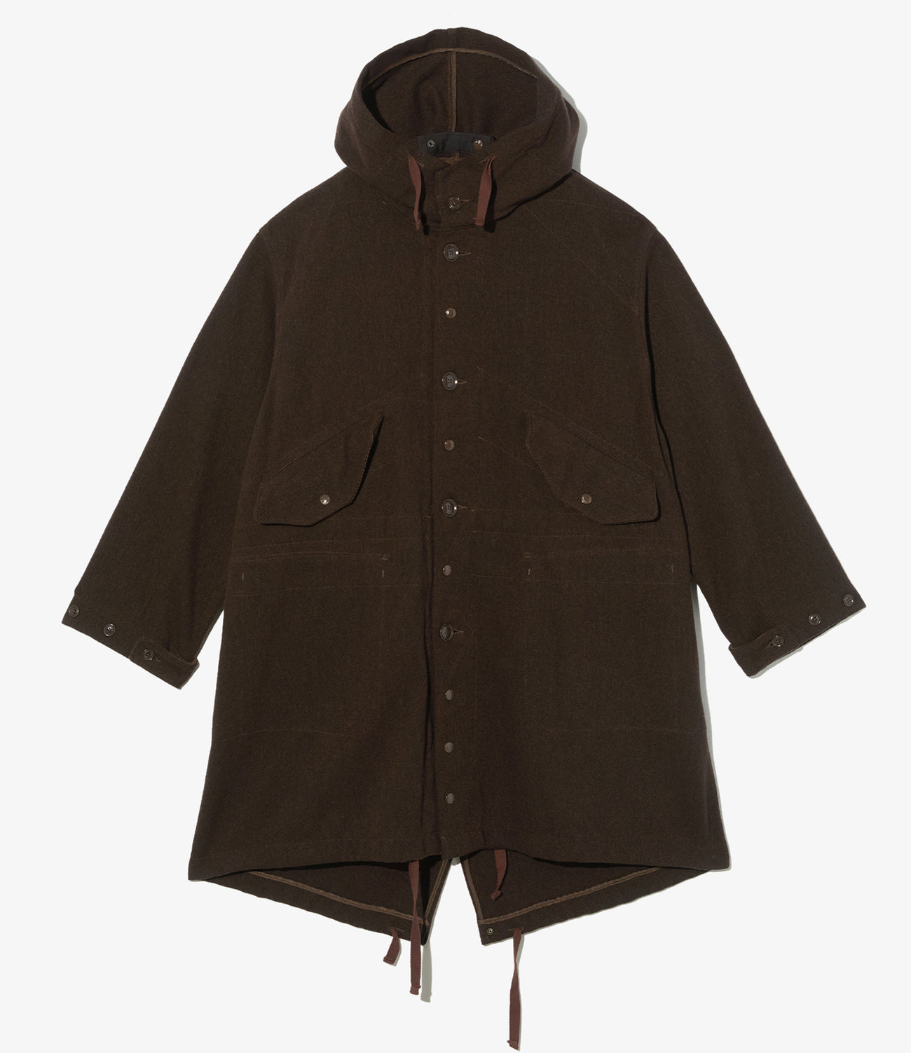Highland Parka - Wool Poly Heavy Tweed