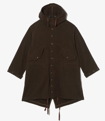 Highland Parka - Wool Poly Heavy Tweed