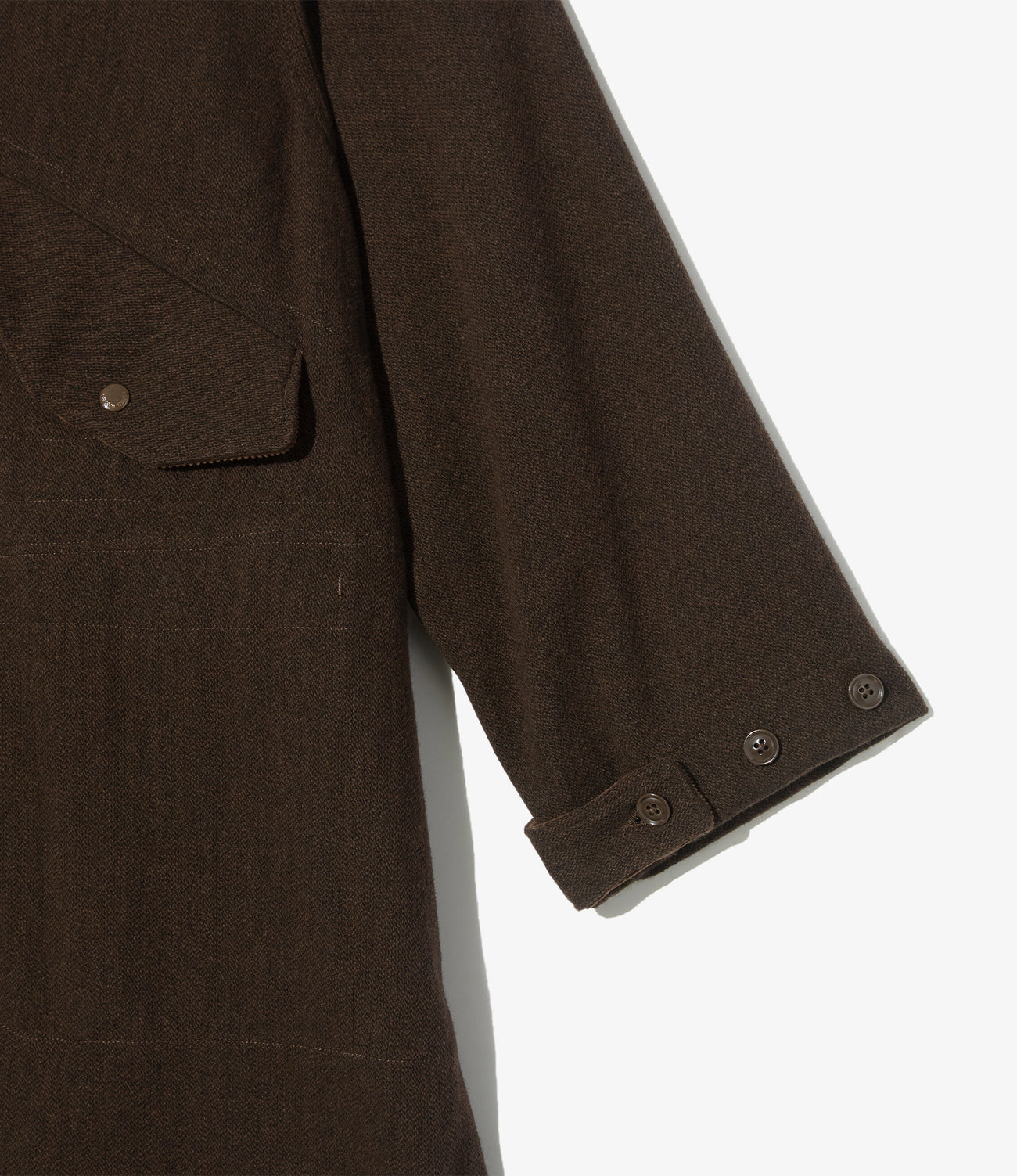Highland Parka - Wool Poly Heavy Tweed