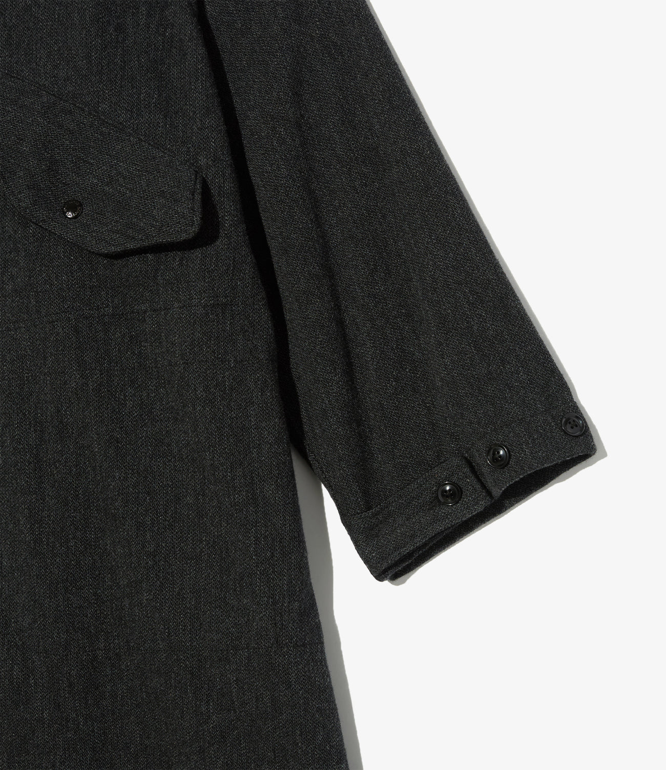 Highland Parka - Wool Poly Heavy Tweed
