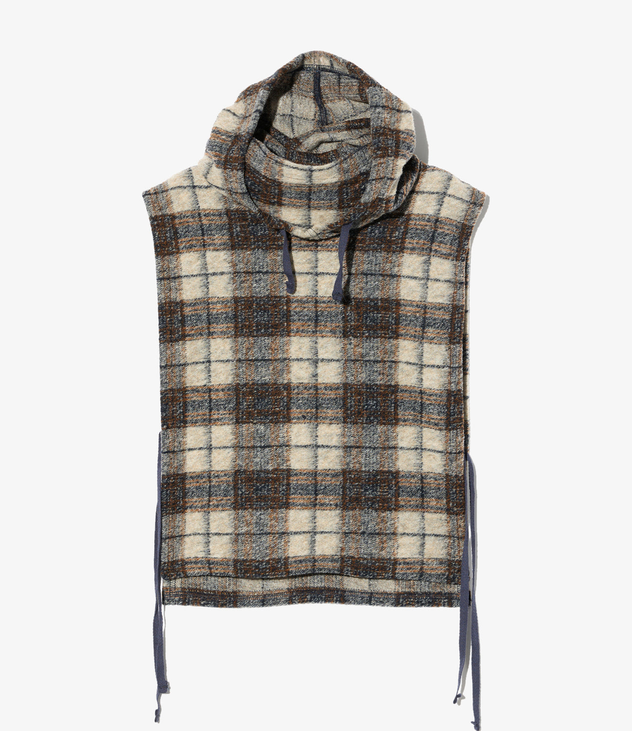 Hooded Interliner - Poly Wool Knit Plaid