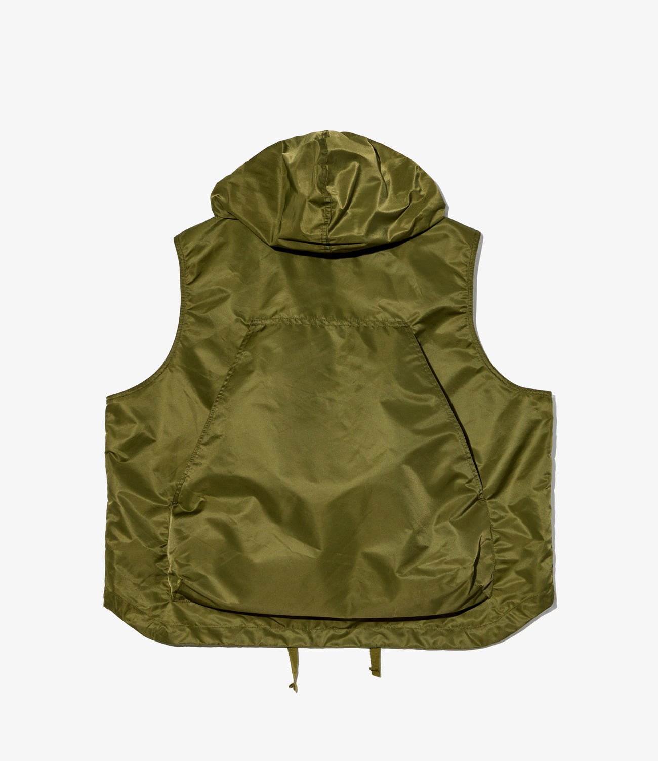 Hooded Vest - Flight Satin Nylon