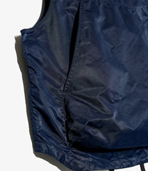 Hooded Vest - Flight Satin Nylon
