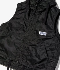 Hooded Vest - Flight Satin Nylon