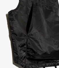 Hooded Vest - Flight Satin Nylon