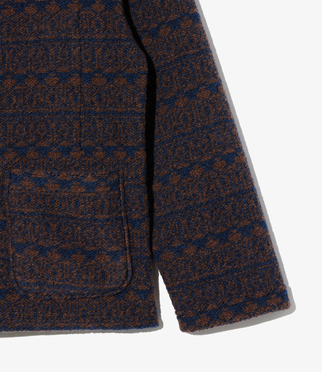 Knit Cardigan - Horizontal Stripe  Sweater Knit