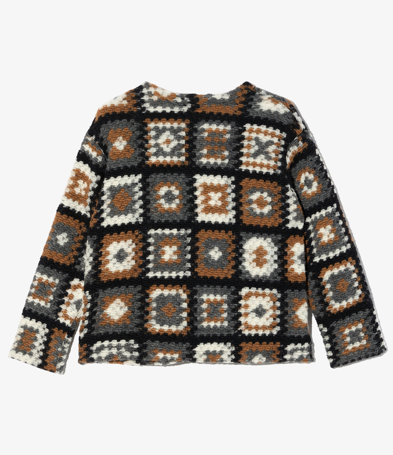 Knit Cardigan - Wool Poly Chenille