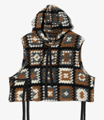 Knit Vest - Wool Poly Chenille