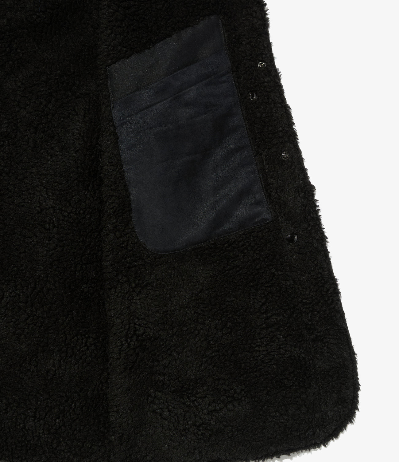 Liner Vest - Polyester Fake Suede / Polyester Shearling