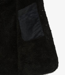 Liner Vest - Polyester Fake Suede / Polyester Shearling