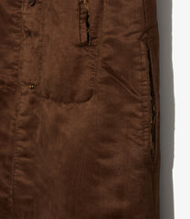 Liner Vest - Polyester Fake Suede / Acrylic Curly Fur