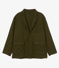 Loiter Jacket - Poly Wool Heavy Flannel
