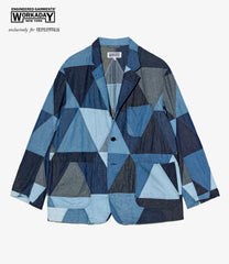 MED Blazer - Triangle Patchwork