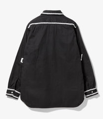 Work Shirt - Music Note / Hand Emb.