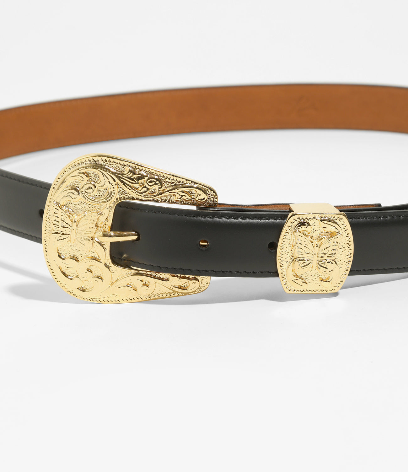 Papillon Western Tip Belt - Steer – NEPENTHES ONLINE STORE