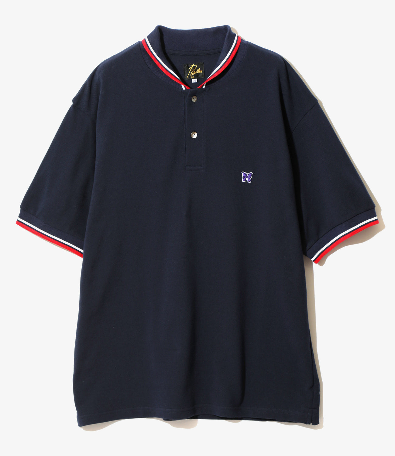 Shawl Collar S/S Polo - Cotton Pique – NEPENTHES ONLINE STORE
