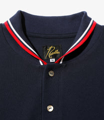 Shawl Collar S/S Polo - Cotton Pique
