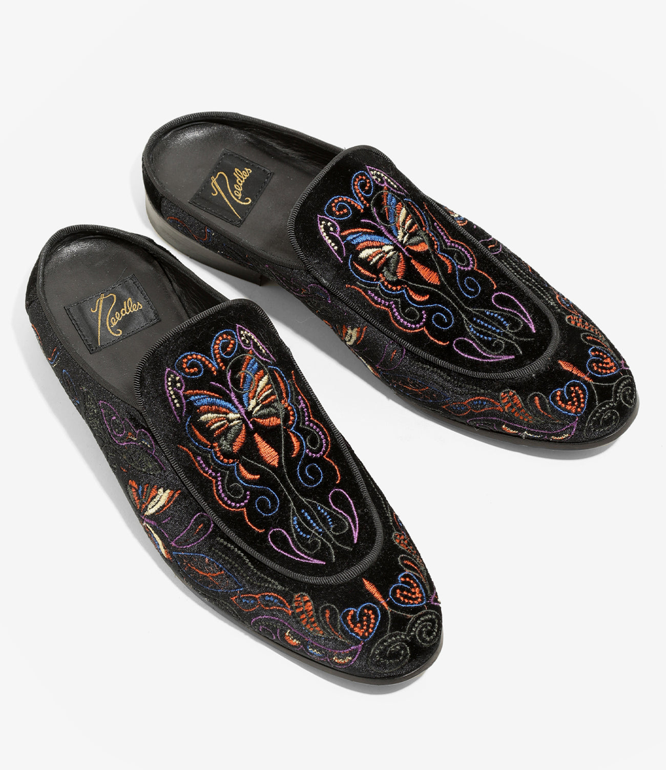 Velvet Mule - Papillon Embroidery – NEPENTHES ONLINE STORE