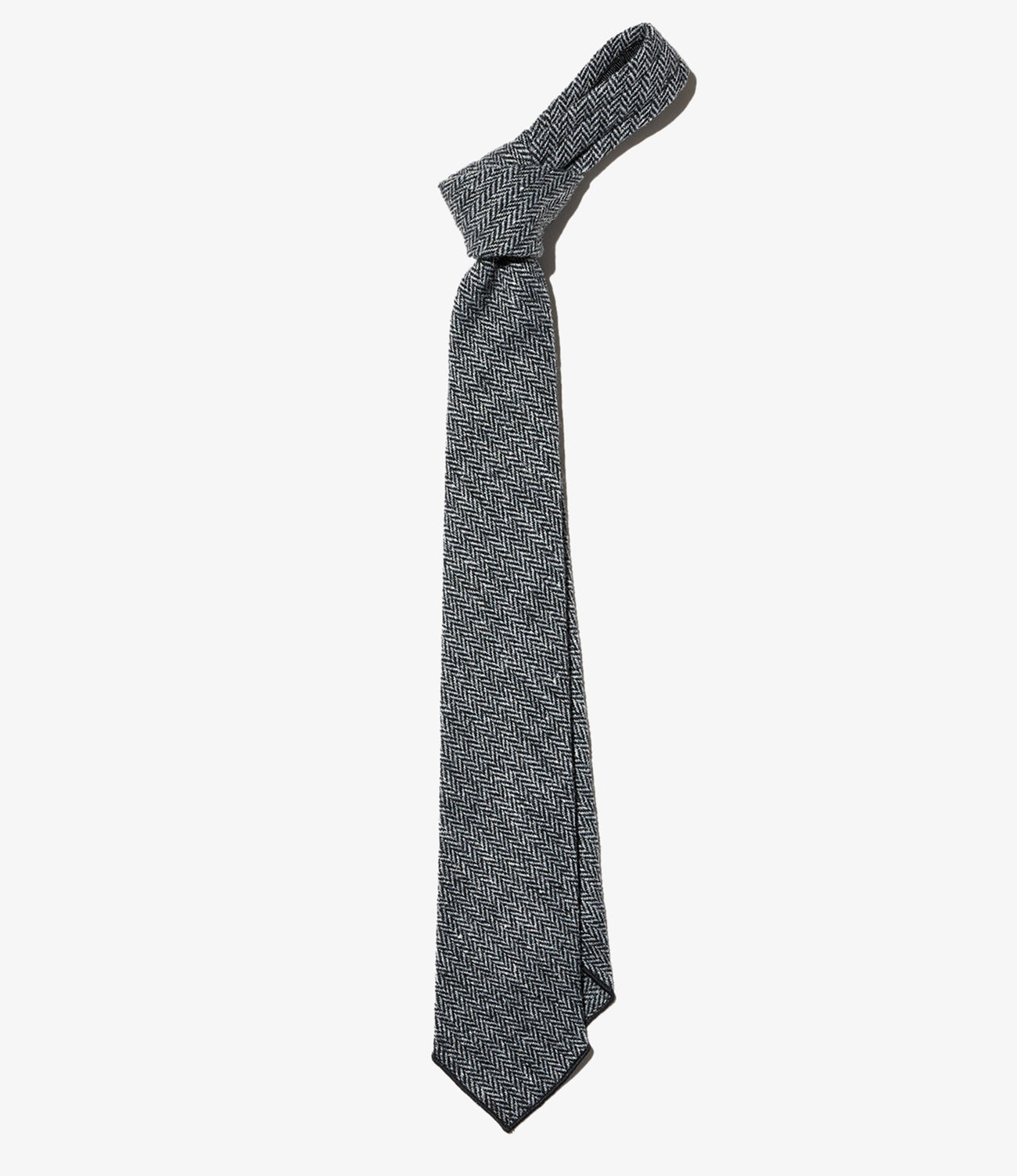 Neck Tie - Poly Wool Herringbone