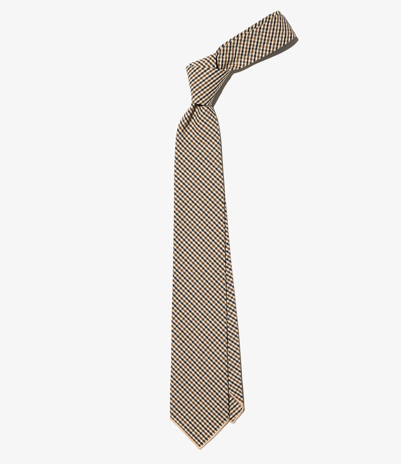 Neck Tie - Cotton Small Check