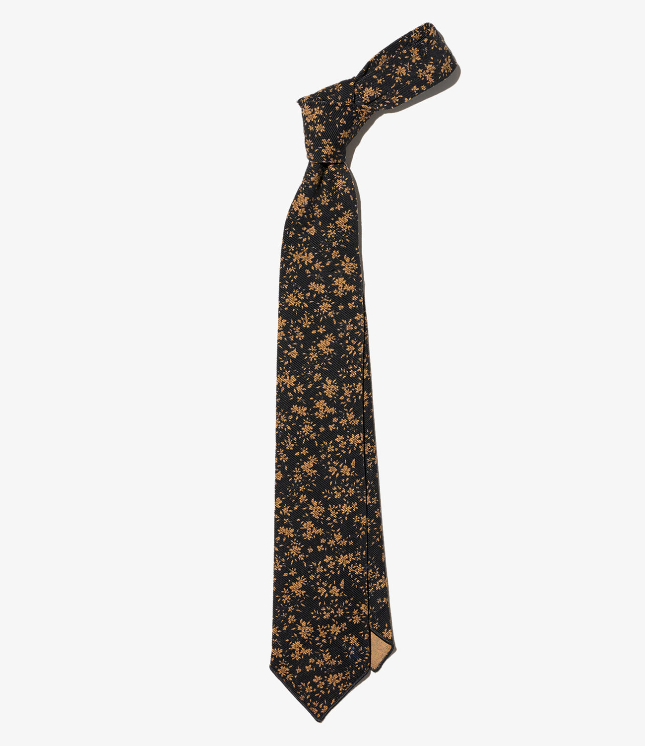 Neck Tie - 21W Corduroy Small Floral Print