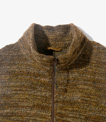 High Mock Knit Vest - Melange Knit
