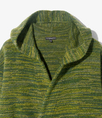 Knit Robe - Poly Wool Melange Knit