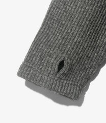 Knit Robe - Wool Poly Sweater Knit