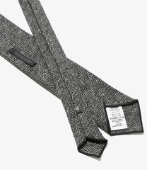 Neck Tie - Poly Wool Herringbone