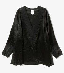Lace Lingerie V-Neck Pullover