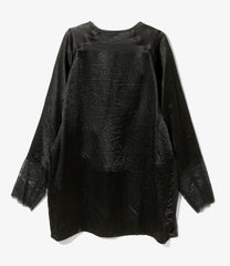 Lace Lingerie V-Neck Pullover