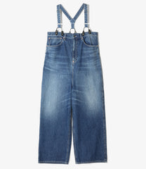 5Pockets Suspender Pant - Denim