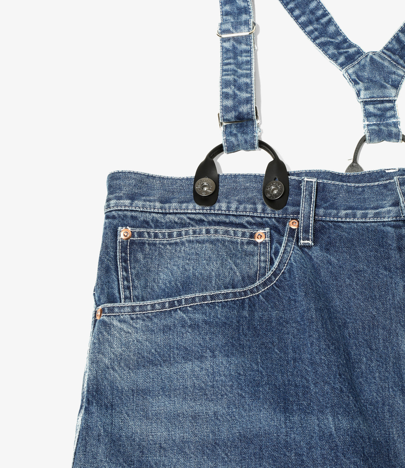 5Pockets Suspender Pant - Denim