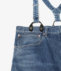 5Pockets Suspender Pant - Denim