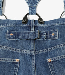 5Pockets Suspender Pant - Denim