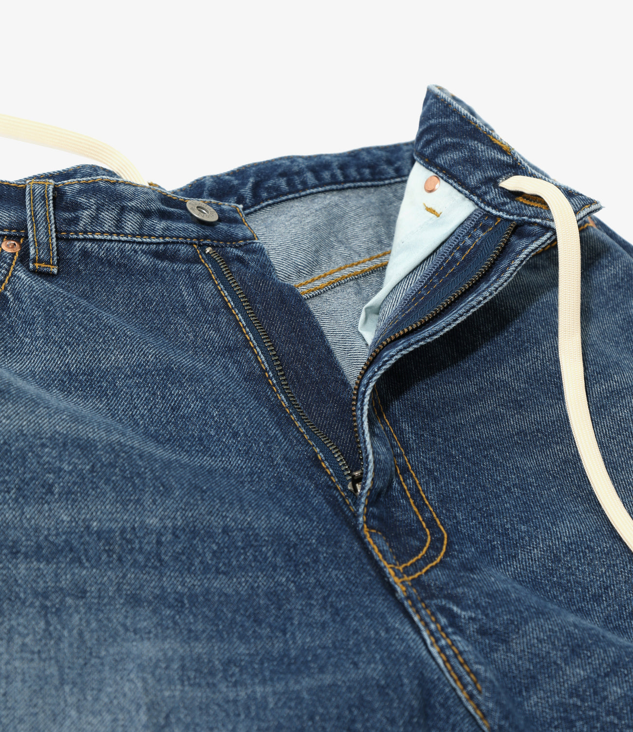 90’Loose Straight Pant - Denim
