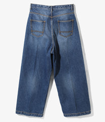 90’Loose Straight Pant - Denim