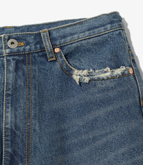 90’Loose Straight Jean Pant-Damage