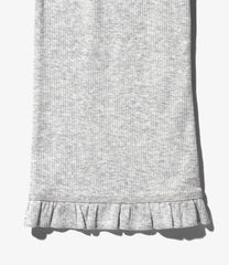 Ribbed Frill Pant
