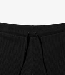 Ribbed Frill Pants