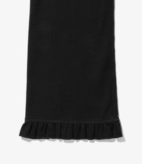 Ribbed Frill Pant