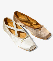Color Combi Ballet Shoes - Sateen