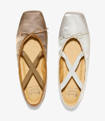 Color Combi Ballet Shoes - Sateen